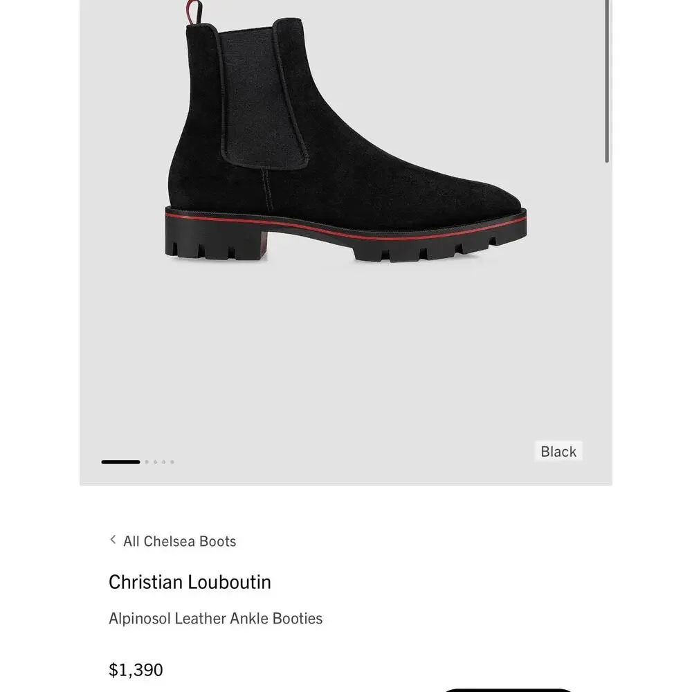 Size 42EU/9US - Christian Louboutin Alpinosol Ankle Boots